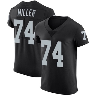 Elite Kolton Miller Men's Las Vegas Raiders Team Color Vapor Untouchable Jersey - Black