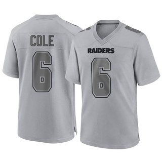 Game AJ Cole Men's Las Vegas Raiders Atmosphere Fashion Jersey - Gray
