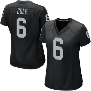 Game AJ Cole Women's Las Vegas Raiders Team Color Jersey - Black