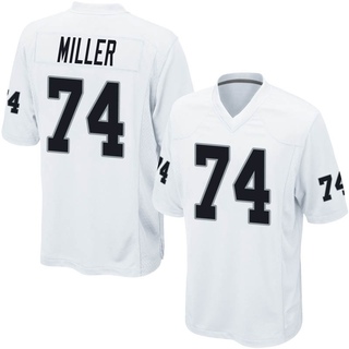 Game Kolton Miller Men's Las Vegas Raiders Jersey - White