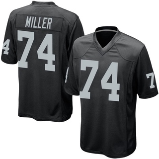 Game Kolton Miller Men's Las Vegas Raiders Team Color Jersey - Black