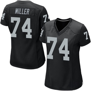 Game Kolton Miller Women's Las Vegas Raiders Team Color Jersey - Black