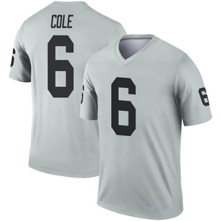 Legend AJ Cole Men's Las Vegas Raiders Inverted Silver Jersey