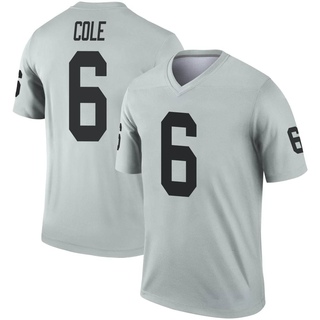 Legend AJ Cole Youth Las Vegas Raiders Inverted Silver Jersey