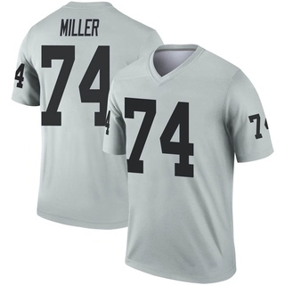 Legend Kolton Miller Youth Las Vegas Raiders Inverted Silver Jersey