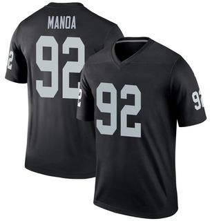 Legend Tyler Manoa Men's Las Vegas Raiders Jersey - Black