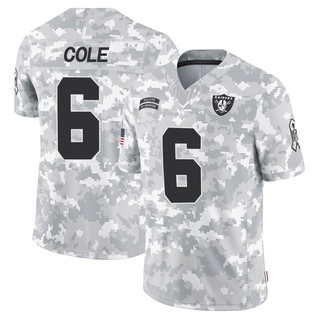 Limited AJ Cole Men's Las Vegas Raiders 2024 Salute to Service Jersey - Arctic Camo