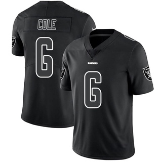 Limited AJ Cole Men's Las Vegas Raiders Jersey - Black Impact