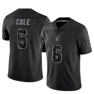 Limited AJ Cole Men's Las Vegas Raiders Reflective Jersey - Black