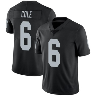 Limited AJ Cole Men's Las Vegas Raiders Team Color Vapor Untouchable Jersey - Black