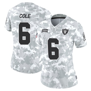 Limited AJ Cole Women's Las Vegas Raiders 2024 Salute to Service Jersey - Arctic Camo