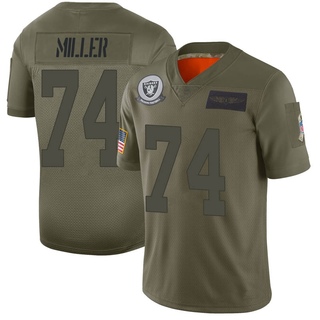 Limited Kolton Miller Men's Las Vegas Raiders 2019 Salute to Service Jersey - Camo