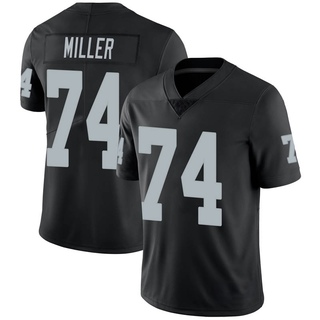 Limited Kolton Miller Men's Las Vegas Raiders Team Color Vapor Untouchable Jersey - Black