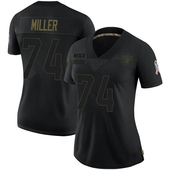 Limited Kolton Miller Women's Las Vegas Raiders 2020 Salute To Service Jersey - Black