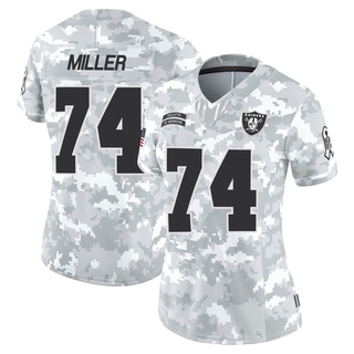 Limited Kolton Miller Women's Las Vegas Raiders 2024 Salute to Service Jersey - Arctic Camo