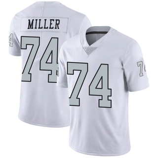 Limited Kolton Miller Youth Las Vegas Raiders Color Rush Jersey - White