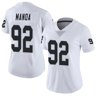 Limited Tyler Manoa Women's Las Vegas Raiders Vapor Untouchable Jersey - White